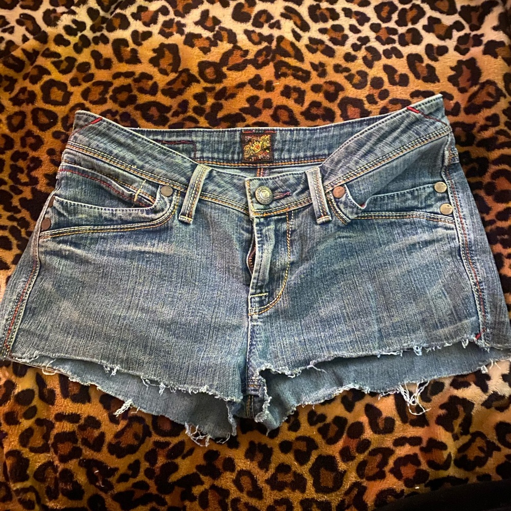 vntg Y2K Brapper Jean shorts